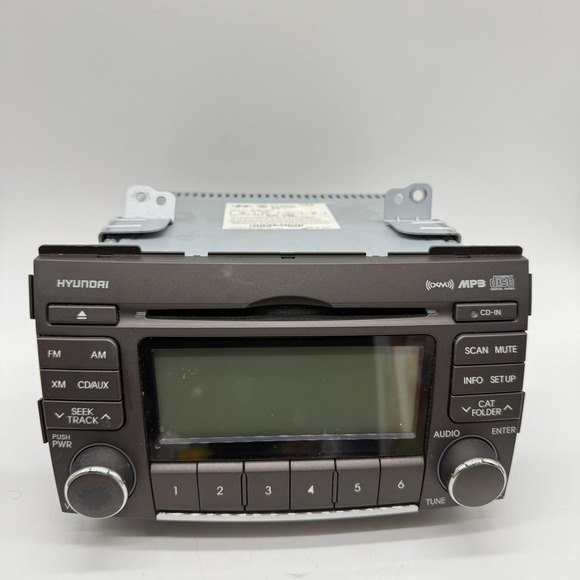 Hyundai Sonata Radio Receiver AM‎ FM CD XM 96185-3K100 A-200NFU OEM - Picture 1 of 8